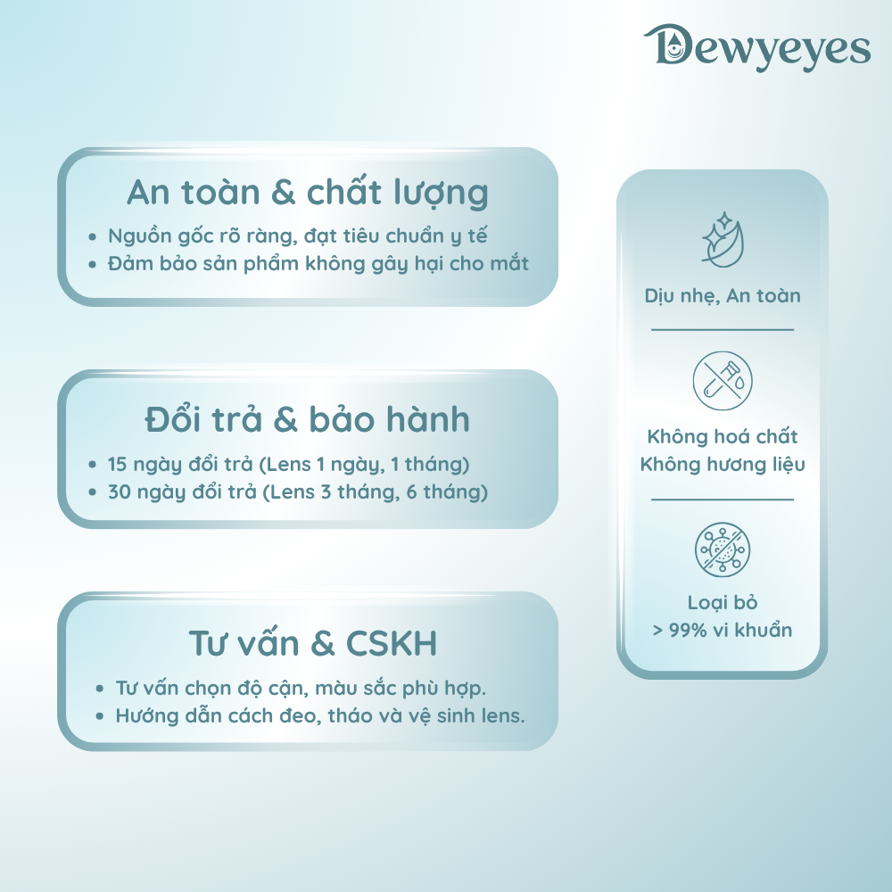 Lens cosplay giãn tròng to 14.2mm màu Bloom Purple 1 ngày DEWEYES - Ảnh 5